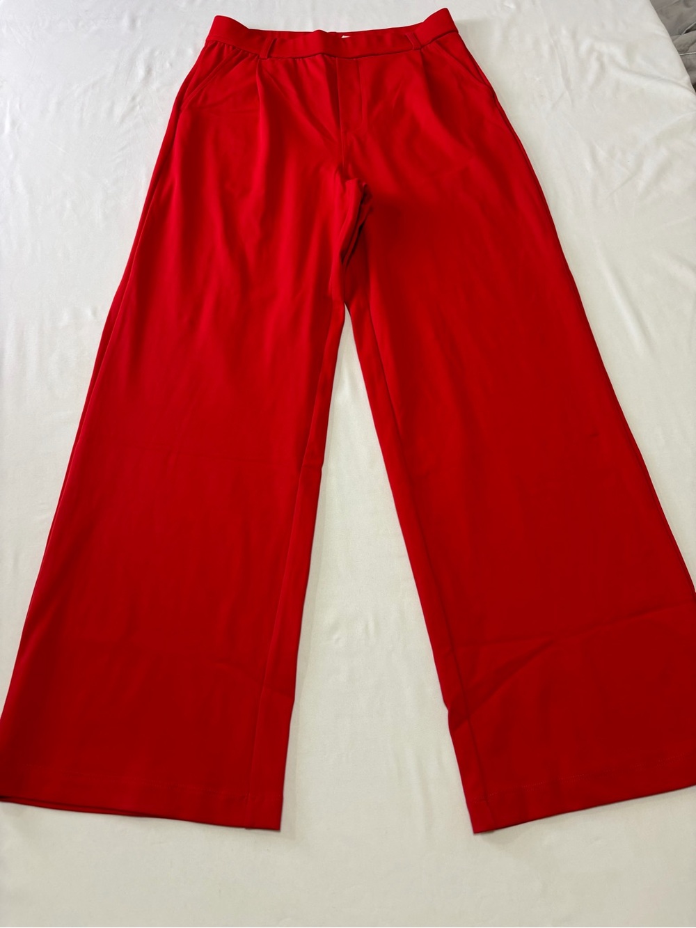 HALARA Red Wide Leg Trousers